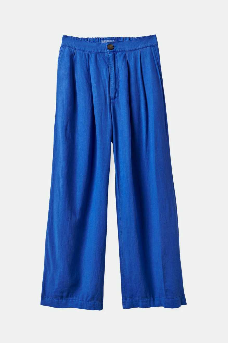 Vintage Linen Blend Wide Leg Pant - Surf The Web - Image 2